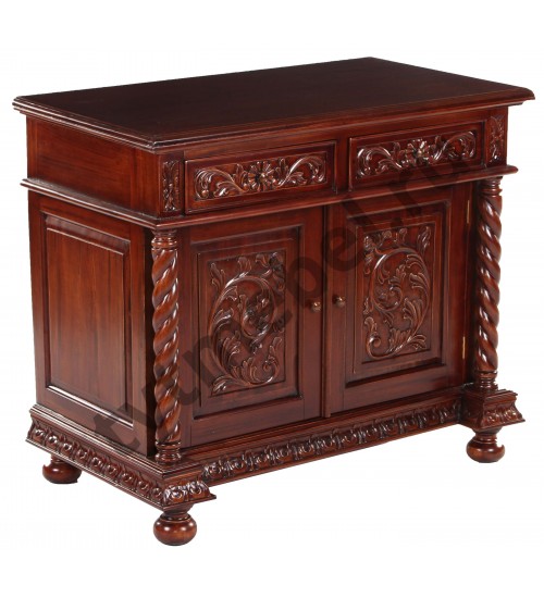 NK-131. Комод (массив красного дерева) ANTIQUE (вишня), 97*55*83 см